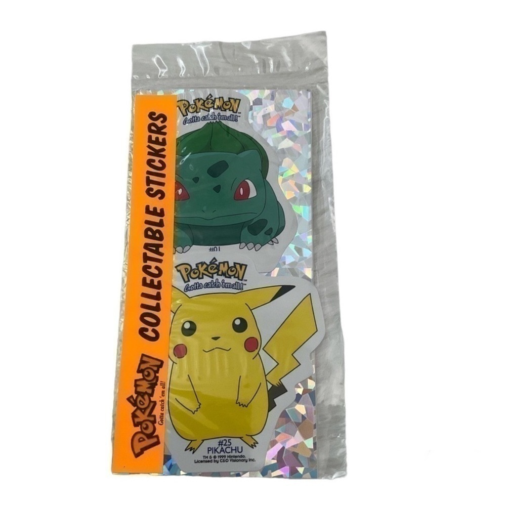 Pokémon  Collectible Stickers NWT